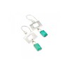 925 Sterling Silver Malachite Earrings