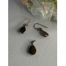 925 Sterling Silver Quartz Earrings & Pendant Set
