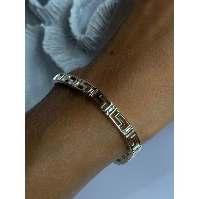 Elegant 925 Sterling Silver Bracelet Length 7