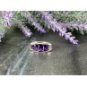 925 Sterling Silver Amethyst Ring Size 6.5