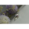 925 Sterling Silver Pink Spinel & Topaz Ring Size 7