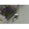 925 Sterling Silver Pink Spinel & Topaz Ring Size 7