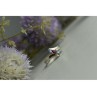 925 Sterling Silver Pink Spinel & Topaz Ring Size 7