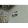 925 Sterling Silver Pink Spinel & Topaz Ring Size 7