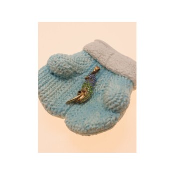 925 Sterling Silver Gold Plated CZ & Enamel 