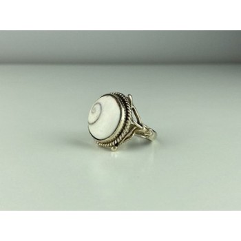 Vintage 925 Sterling Silver Agate Ring Size 9.5