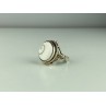 Vintage 925 Sterling Silver Agate Ring Size 9.5