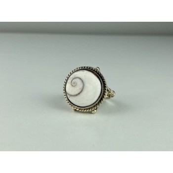 Vintage 925 Sterling Silver Agate Ring Size 9.5