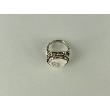 Vintage 925 Sterling Silver Agate Ring Size 9.5