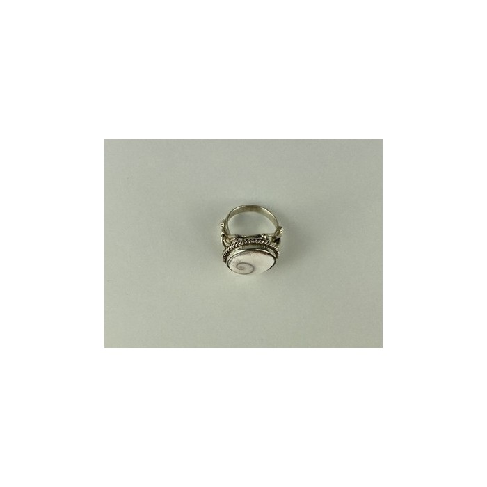 Vintage 925 Sterling Silver Agate Ring Size 9.5