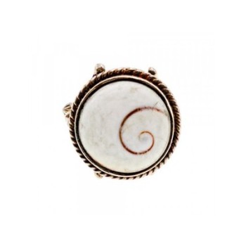 Vintage 925 Sterling Silver Agate Ring Size 9.5