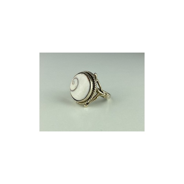 Vintage 925 Sterling Silver Agate Ring Size 9.5