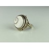 Vintage 925 Sterling Silver Agate Ring Size 9.5