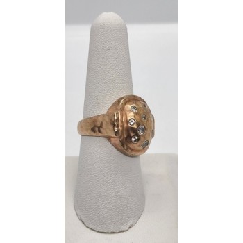 925 Sterling Silver CZ Ring Size 8