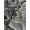 925 Sterling Silver Purple Tourmaline Bracelet Length 7