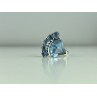 925 Sterling Silver Blue Spinel Ring Size 8