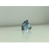 925 Sterling Silver Blue Spinel Ring Size 8