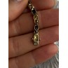 925 Sterling Silver Gold Plated Sapphire & Diamond Bracelet Length 7.5
