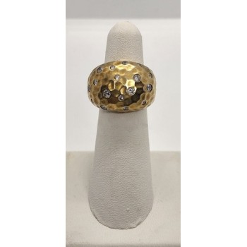 925 Sterling Silver CZ Ring Size 5