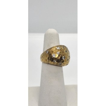 925 Sterling Silver CZ Ring Size 5