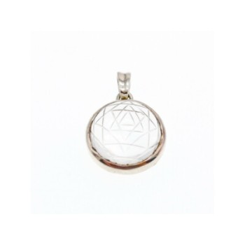 925 Sterling Silver Achroite ( White Tourmaline) Pendant