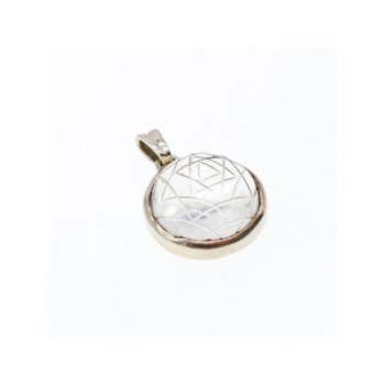 925 Sterling Silver Achroite ( White Tourmaline) Pendant