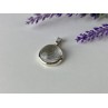 925 Sterling Silver Achroite ( White Tourmaline) Pendant