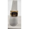 925 Sterling Silver Smoky Quartz Ring Size 8