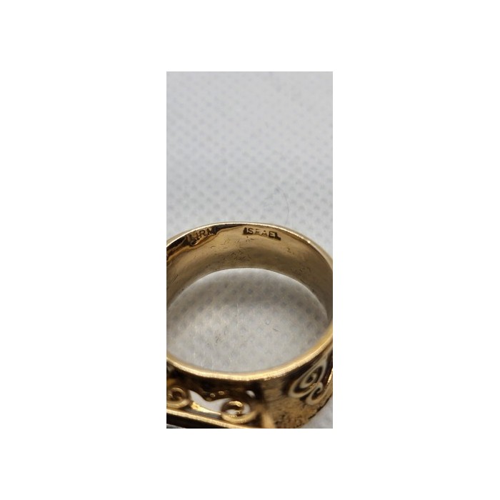 925 Sterling Silver Smoky Quartz Ring Size 8