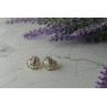 925 Sterling Silver Gold Plated CZ 