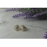 925 Sterling Silver Gold Plated CZ 