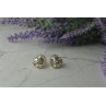 925 Sterling Silver Gold Plated CZ 