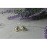 925 Sterling Silver Gold Plated CZ 