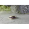 925 Sterling Silver Purple Tourmaline Ring Size 7