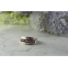 925 Sterling Silver Purple Tourmaline Ring Size 7