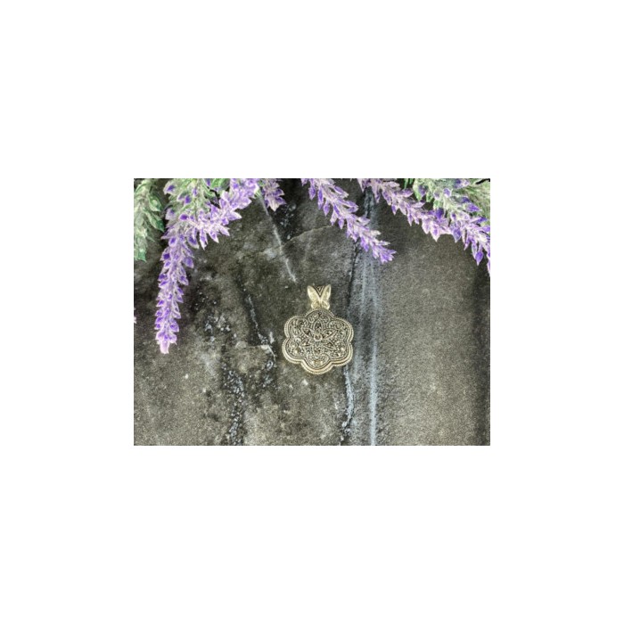 925 Sterling Silver Mother Of Pearl & Marcasites Pendant