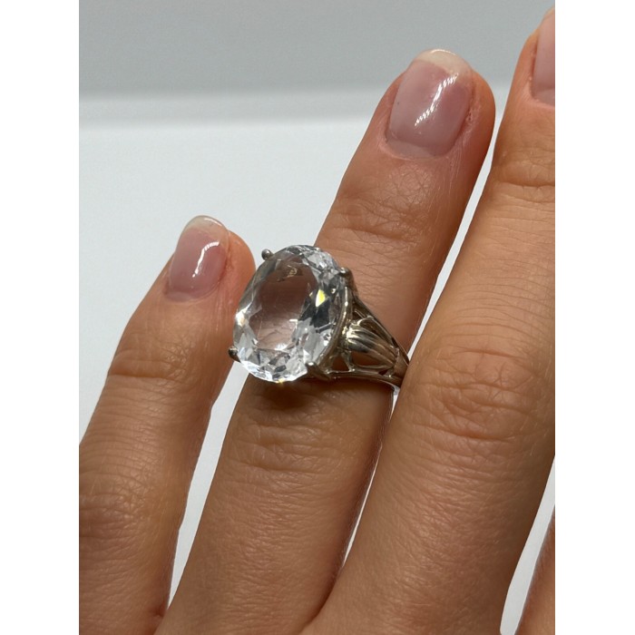 925 Sterling Silver CZ Ring Size 4