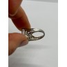 925 Sterling Silver CZ Ring Size 4