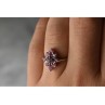 925 Sterling Silver Pink Topaz 