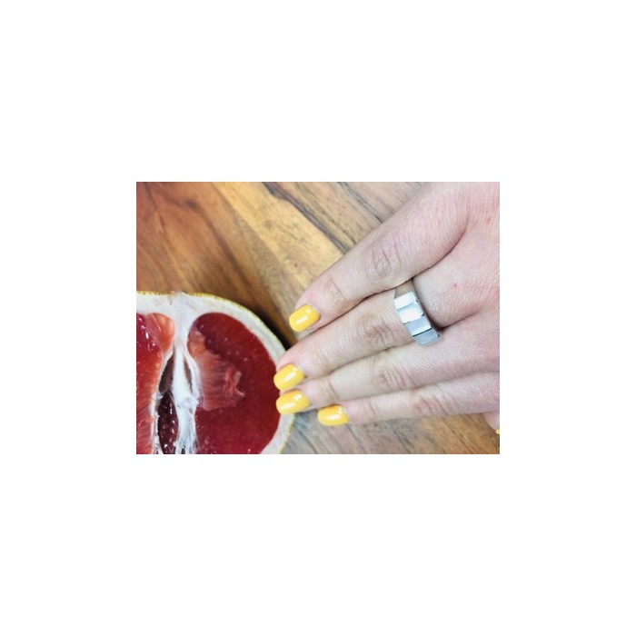 925 Sterling Silver Morganite Ring Size 6.5