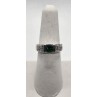 925 Sterling Silver Peridot Tourmaline Ring Size 7