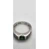 925 Sterling Silver Peridot Tourmaline Ring Size 7