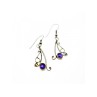 925 Sterling Silver Purple Iolite Earrings