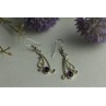 925 Sterling Silver Purple Iolite Earrings