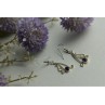 925 Sterling Silver Purple Iolite Earrings