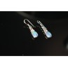 925 Sterling Silver Multicolor Jasper Earrings