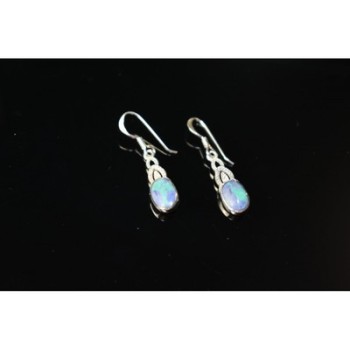 925 Sterling Silver Multicolor Jasper Earrings