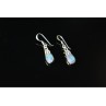 925 Sterling Silver Multicolor Jasper Earrings