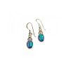 925 Sterling Silver Multicolor Jasper Earrings