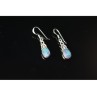 925 Sterling Silver Multicolor Jasper Earrings